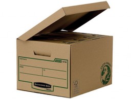 Cajón 4 cajas archivo definitivo Fellowes cartón  reciclado kraft